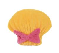 Générique Bonnets de séchage Cheveux for Serviette sèche, Turban, Chapeau Bain, enveloppe Douce avec nœud Papillon(A4)