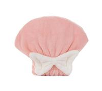 Générique Bonnets de séchage Cheveux for Serviette sèche, Turban, Chapeau Bain, enveloppe Douce avec nœud Papillon(A3)