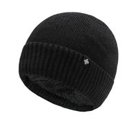Générique Bonnets Femme Pompon Fourrure pour Bonnet Homme Stylé Chaud Femme Ski Laine Cachemire Chapeau Chic Long Hiver Casquette Polaire Casquettes, Bonnets Et Chapeaux,Le Noir #2