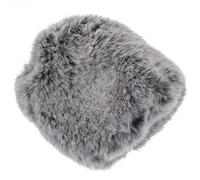 Générique Bonnette Anti-vent pour Microphone pour Protection Souffle et Projection Housse en Fourrure Grise Coupe-vent, Cache-micro Compact Compatible avec Modèles Mk4 Mk8