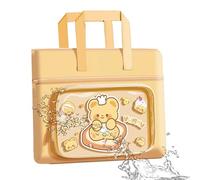 Générique Book Tote Bag, Animal Document Pouch, Large Capacity Waterproof Zippered Bag, Lightweight Travel Organizer, Reusable Carryall for Airplane Trips, School, Shopping, Beach, Daycare, Vacation