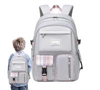 Générique Bookbag For Primary Elementary High School Fits 15.6 Inch Notebook | Women's Backpack | School Backpacck High Backpacck | Cute Backpacks For Adults - Multiple Pockets Backpack,