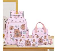 Générique Bookbag Set, Large Capacity School Satchel, Three Piece Matching Accessory Kit, Padded Shoulder Comfort Straps, Versatile Aesthetic Storage Bags, Daily Travel, Primary Classroom Bundle