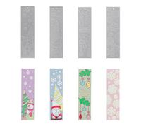 Générique Bookmark Moule Silicone, Création De Vacances, 3,8x0.55x14.3 Cm, Moules De Création De Vacances, Moules d'art Antiadhésifs, Faciles À Utiliser Et À Nettoyer, pour Créer Signets, Ornements,