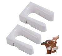 Générique Boot Holder, Shower Shoe Hanger, 5.91x4.21x1.97 inches, Wall Mounted Slippers Organizer, No Punching Installation, Tall Rack for Bathroom, Kitchen, Living Room, White