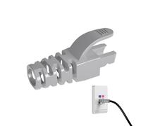 Générique Boots de décharge de déformation - Boots du connecteur de câble - Couvercle de la fiche du connecteur | PP Moulage Ethernet Protection Cove | Relief de contrainte de 6,5 mm pour Le rése