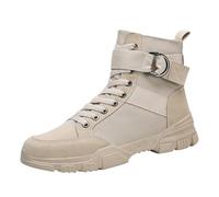 Générique Boots Homme Bottine Cuir Chaussure Montante Botte De Travail Chaude Securite Bottes Hiver Chaussures Medieval Sécurité Hommes Demi Chukka Bottines Rangers