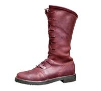 Générique Boots Homme Cavalières Botte Bottillon Western Pirate Déguisement Bottes Mollet Large Cowboy Chaussure Chaussures Médiéval Montante Accessoire Chelsea Cuir Desert Noir