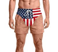 Générique Borat Homme Short décontracté pour Homme, imprimé intégral, Coupe Ample, idéal pour Le W nd. (Orange-g, XXXXL)