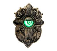 Générique Borche de Porte d'halloween - Coupée de Porte hantée avec Globe oculaire léger | Sonnette de Spooky-Sounds | Décorations d'halloween pour décor de Maison hantée de fête