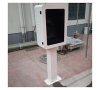 Générique Borne de Recharge extérieure pour véhicules électriques, Station de Recharge résistante aux intempéries de 140 cm (55,1 Pouces) avec Verre trempé de 5 mm, Support Noir et Blanc Durable pour