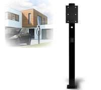 Générique Borne de Recharge extérieure pour véhicules électriques - Support de 130 cm (51 po) Robuste et résistant aux intempéries - Installation Facile pour Une Utilisation Domestique et Commerciale