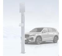 Générique Borne de Recharge extérieure Robuste pour véhicules électriques - Station de Recharge étanche pour véhicules électriques, Support de Recharge pour Voitures électriques, Design Blanc élégant