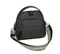 Générique Borsa Donna Nylon 26x25x12 Cm 277 G Borsetta A Tracolla Elegante Con | Manico Superiore E Cinturino Regolabile - Grande Capacità Per Università Viaggio Shopping Lavoro Feste Quotidiane