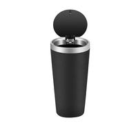 Générique Botes De Basura Para Automóviles De 800 Ml,Cubo De Basura Lavable Portavasos Bote De Basura Con Tapa Presione Para Abrir Para La Función De Almacenamiento | Cubo De Basura Automático |