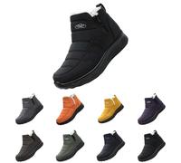 Générique Botte Chaude Femme Bottine Chaude Femme Bottes De Neige D'Hiver Pour Femmes, Bottines Antidérapantes Doublées De Fourrure Imperméables À Enfiler Chaussures Fourrées