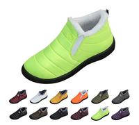 Générique Botte Chaude Femme Chaussure Hiver Femme Bottes D'Hiver Sans Lacets Imperméables Chaudes Bottes De Neige D'Hiver Courtes Antidérapantes Chaussures Espadrille