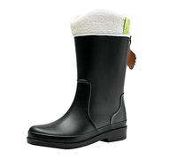 Générique Botte De Pluie Fille Bottes Chaussures+femme Cuissardes Femme Neige Boots Jardinage Homme Cuir Chaussure Ville Pied Large Cowboy Protege Caoutchouc Moto Bottines Printemps Pour En