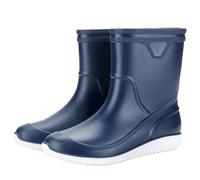Générique Botte De Pluie Homme Caoutchouc Imperméables Chaussures De Pluie Antidérapant Jardin Boots Chelsea Pratiques Élégantes Couleur Unie Idéales Pour La Pluie La Boue Et Toutes Les Saisons