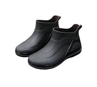 Générique Botte De Pluie Homme Courte Fashion - Boots Antidérapantes Imperméable Botte De Pluie Homme Caoutchouc Robuste Chaussure Décontracté Épaisse Chaussure De Travail Plein Air