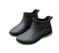 Générique Botte De Pluie Homme Courte Fashion - Boots Antidérapantes Imperméable Botte De Pluie Homme Caoutchouc Robuste Chaussure Décontracté Épaisse Chaussure De Travail Plein Air