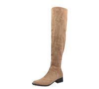 Générique Botte Femme Bottines Femme Pieds Larges Bottes Fourrées Chaussures Hiver Chaudes Chaussure De Randonnée Cavalieres Botte Haute Mollet Large Equitation Pour Et Boots Talon Bottine Plates,40