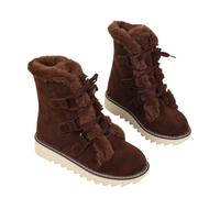 Générique Botte Fourrée Femme Imperméable Fourrées Chaude Bottines Confortable Antidérapant Chaude Chaussures Chaudes Repousse La Neige Fondue Latéral Zip Bottes Pour Déplacements Au Travail