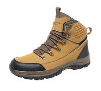 Générique Botte Hiver Homme,Chaussures Montantes en Coton pour Hommes Bottines Chaudes Et Confortables Baskets d'alpinisme Mode Automne Et Hiver (Khaki 41)