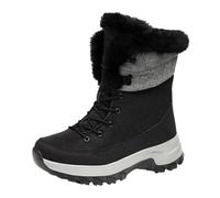 Générique Botte Homme Hiver,Bottes Neige Chaudes éPaisses Et AntidéRapantes pour Hommes Chaussures D'ExtéRieur en Coton d'alpinisme Ski Nouvelle Hiver (Black 42)