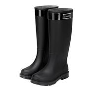 Générique Botte pluie décontractée - Chaussures caoutchouc talon bas, modèle confortable, bottines imperméables pour randonnée, camping, quotidien