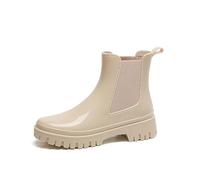 Générique Botte Pluie Femme Bottes Blanches Chaussure Pied Large Cuir Talon Confortable Caoutchouc Homme De Bottines Moto La Jardinage Pour Printemps Jardin Neige Western En Chaussures Bottine