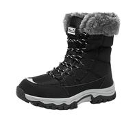 Générique Botte Ski Homme Bottes Hiver Chaussure De Neige Femme Etole Blanche Mollets Larges Bottines Fourrées Grand Froid Dr Franklin Chaussures Apres Boots Après Écharpe Leopard Polaire Pieds