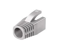 Générique Bottes anti-traction CAT7 CAT6A, 2 à 200 pièces, connecteur de câble RJ45, couverture de réseau Ethernet 8.5mm for CAT8(30pcs,Grey)