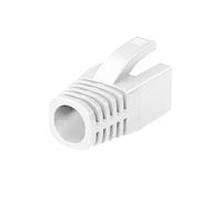 Générique Bottes anti-traction CAT7 CAT6A, 2 à 200 pièces, connecteur de câble RJ45, couverture de réseau Ethernet 8.5mm for CAT8(10pcs,White)