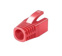 Générique Bottes anti-traction CAT7 CAT6A, 2 à 200 pièces, connecteur de câble RJ45, couverture de réseau Ethernet 8.5mm for CAT8(10pcs,Red)