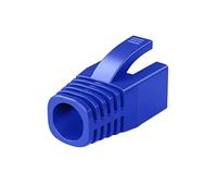 Générique Bottes anti-traction CAT7 CAT6A, 2 à 200 pièces, connecteur de câble RJ45, couverture de réseau Ethernet 8.5mm for CAT8(50pcs,Blue)