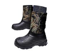 Générique Bottes de chasse hivernales pour homme, longues, extrêmement chaudes & imperméables avec protection anti-écrasement EVA et poche latérale