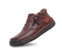 Générique Bottes de Conduite pour Homme, Bottes de Conduite à Enfiler en Cuir Faites à la Main pour Hommes, Idéales pour Les Voyages et Les Activités de Plein Air