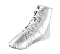 Générique Bottes de Jazz pour Femme - Chaussures de Danse Plates à Lacets avec Semelle Fendue