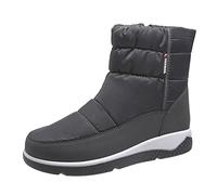 Générique Bottes De Neige Femme Vintage RéSistantes Bottillons DéContractéE Confortable Boot Coupe-Vent AntidéRapantes Boots Talons Bas Hauteur Cheville Chaussures Danse FêTes Demi Bottes Hiver