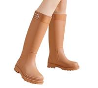 Générique Bottes De Pluie Femme Haute - Bottes en Caoutchouc Boots AntidéRapantes ImperméAbles en Silicone Chaussure Confortable DéContractéEs Et Polyvalentes pour L'ExtéRieur