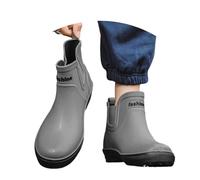 Générique Bottes De Pluie Homme Femme Chaussure Jardin Marche Militaire Boots Basket Moto Botte Securité Bottines Des Chaussures Mont Alpin Travail Soulier Bottine Caoutchouc Et