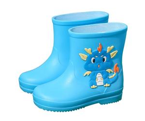 Générique Bottes de Pluie pour Enfants et Femmes avec Bouche élastique, Semelles texturées, antidérapantes, légères et Confortables, Chaussures de Pluie pour élèves du Primaire