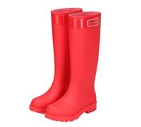 Générique Bottes de Pluie pour Femme - Chaussures de Pluie décontractées - Confortables - en Caoutchouc - Talon Bas - pour la randonnée, Le Camping, Le Quotidien