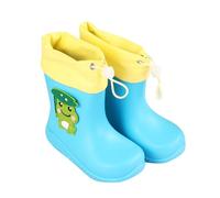 Générique Bottes de Pluie pour garçons imperméables antidérapantes légères Confortables pour activités Quotidiennes et extérieures adaptées aux Enfants de 2 à 10 Ans (Blue, 18)