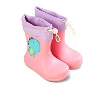 Générique Bottes de Pluie pour garçons imperméables légères Confortables Ajustables pour activités Quotidiennes et extérieures Enfants 2 à 10 Ans (20)