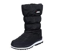 Générique Bottes d'hiver Femme Imperméables, Bottes de Neige Chaudes avec Fourrure Douce, Bottines Outdoor à Lacets Ajustables, Semelle Antidérapante Confortable pour Randonnée et Vie Urbaine