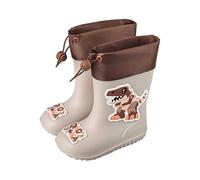 Générique Bottes en Caoutchouc imperméables pour Enfants,Bottes de Pluie avec Semelle Antidérapante Chaussures Wellies Enfants Résistant Bottine Mixte Enfant