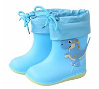 Générique Bottes en Caoutchouc imperméables pour Enfants,Mixte Enfant Regenstiefel Botte de Pluie Antidérapant Chaussures Garçons et Filles Mixte Légères Enfants avec Eteint Bottine