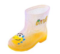 Générique Bottes en Caoutchouc imperméables pour Enfants Mixte Enfant Regenstiefel Botte de Pluie Nourrissons Pépinière Chaussures Bottines Fille Filles et Adolescents Adultes